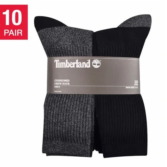 Timberland Underwear Socks Timberland Mens Cushioned Crew Socks Cotton Blend Pairs Bundle Size 612 Nwt